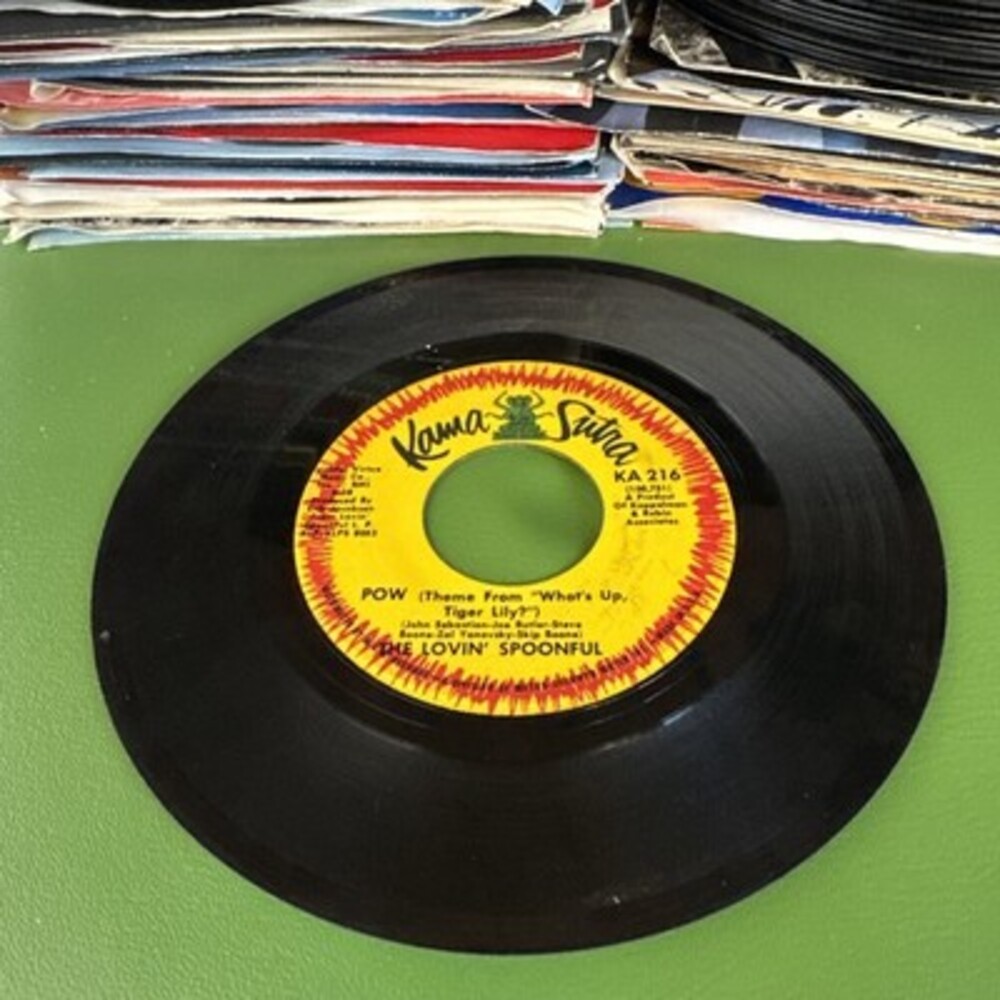 THE LOVIN SPOONFUL Pow/Rain On The Roof DJ PROMO 45 7" POP ROCK Record Vinyl